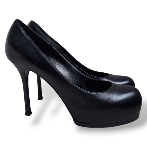Scarpin Yves Saint Laurent Meia Pata Preto-37