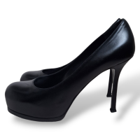 Scarpin Yves Saint Laurent Meia Pata Preto-37
