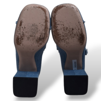 Scarpin Miu Miu Mary Jane Jeans