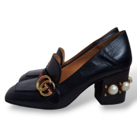 Mocassim Gucci GG Pearl Preto-37