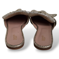 Mule Red Valentino Tecido Dourado-37