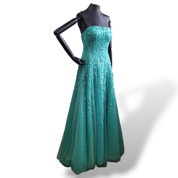 Vestido Zuhair Murad Verde Bordado-38