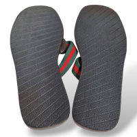Rasteira Gucci Marrom GG-37