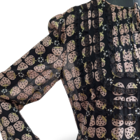 Vestido Valentino Estampa Morango em Seda com Forro-40
