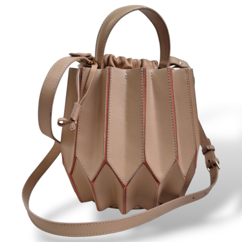 Bolsa Ryzi Gamora em Couro Bege