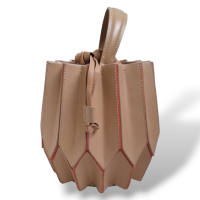 Bolsa Ryzi Gamora em Couro Bege