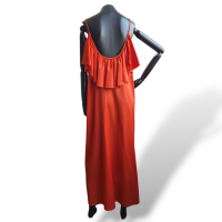 Vestido Paula Raia Vermelho com Babado