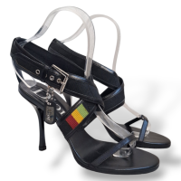 Sandália Christian Dior Preta-34
