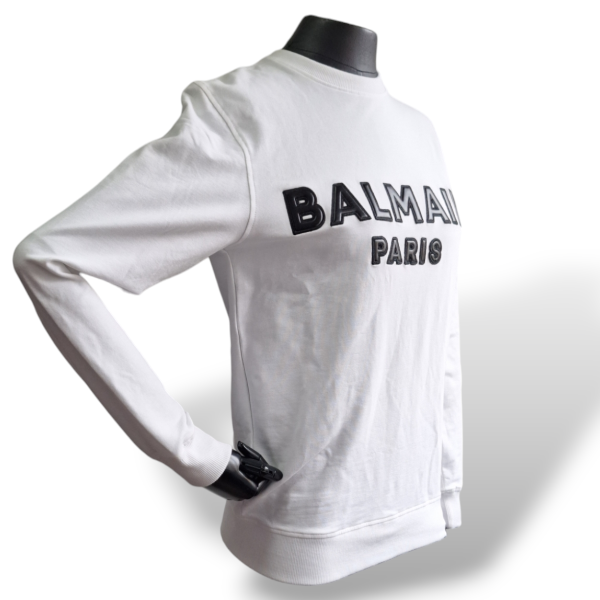 Moletom Balmain Branco NOVO - PP Moletom Balmain Branco NOVO - PP