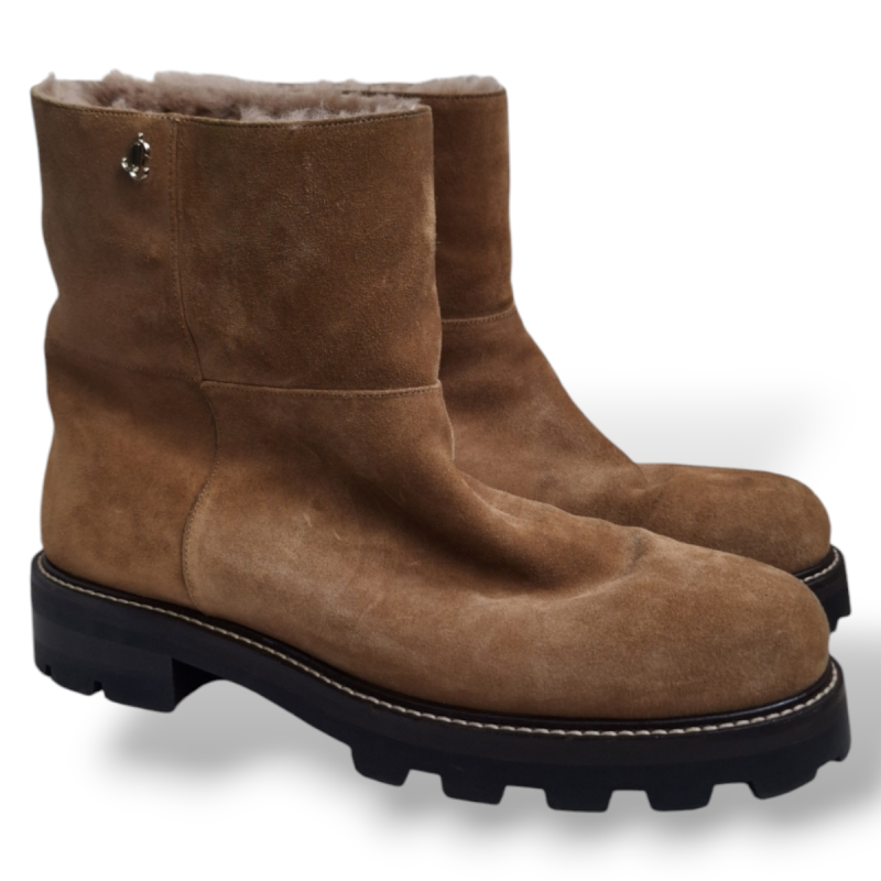 Bota Jimmy Choo Suede Marrom - 40 Bota Jimmy Choo Suede Marrom - 40