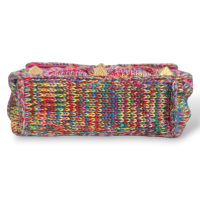 Bolsa Valentino Garavani Roman Stud em Tricot Colorido