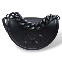 Bolsa Salvatore Ferragamo Aura Preta