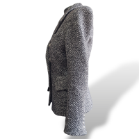 Blazer Balmain Espinha de Peixe em Lã-38