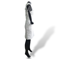 Vestido Valentino de Renda Off White- 42