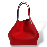 Bolsa Carolina Herrera Matryoshka Vermelha