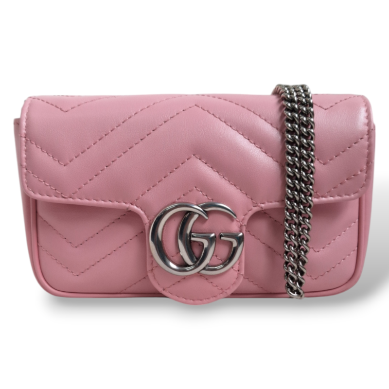 Bolsa Gucci Marmont Super Mini Rosa Bolsa Gucci Marmont Super Mini Rosa