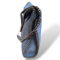 Bolsa Stella McCartney Falabella Rafia Azul Denin