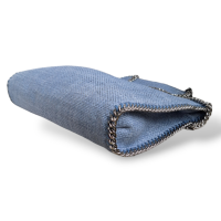 Bolsa Stella McCartney Falabella Rafia Azul Denin