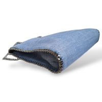 Bolsa Stella McCartney Falabella Rafia Azul Denin