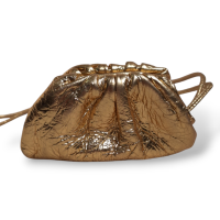 Bolsa Bottega Veneta Extra Mini Pouch Dourada