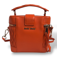 Bolsa Miu Miu Beauty Case Laranja