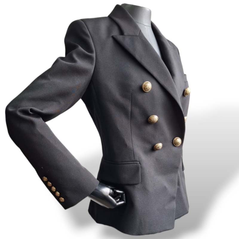 Blazer Balmain Preto-40 Blazer Balmain Preto-40