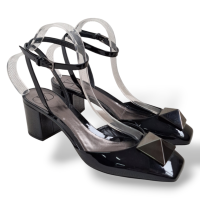 Sapato Valentino One Stud Verniz Preto-37