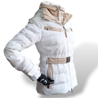 Casaco Bogner Ski Branco e Bege - 38