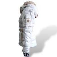 Casaco Bogner Ski Branco e Bege - 38