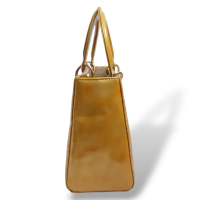 Bolsa Christian Dior Lady Dior Média Amarela