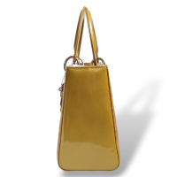 Bolsa Christian Dior Lady Dior Média Amarela