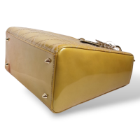 Bolsa Christian Dior Lady Dior Média Amarela