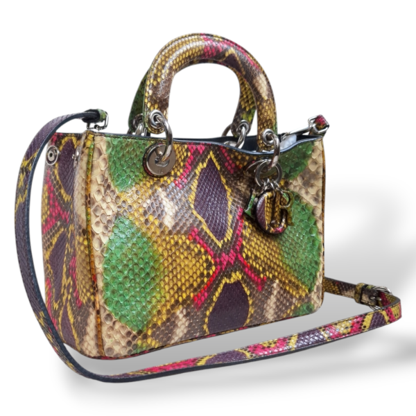 Bolsa Christian Dior Lady Dior Python