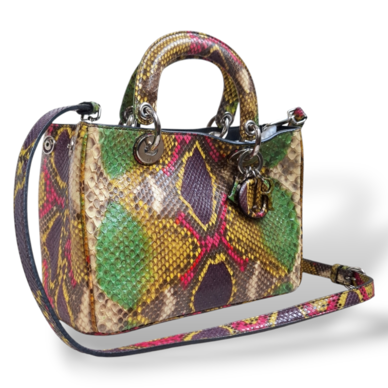 Bolsa Christian Dior Lady Dior Python Bolsa Christian Dior Lady Dior Python