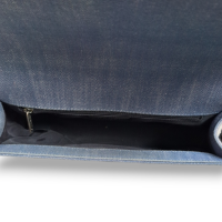Bolsa Chanel Boy Em Denim Azul