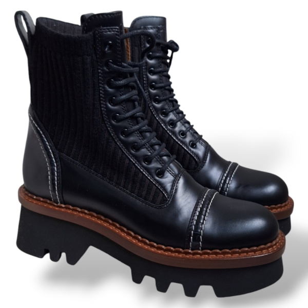 Coturno Chloé Preto - 37