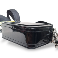 Bolsa Marc Jacobs Pochete Preta Verniz