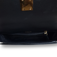 Bolsa Demellier Preta com Fecho Dourado