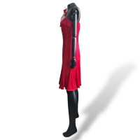 Vestido Christian Dior Vermelho com Flor - 38