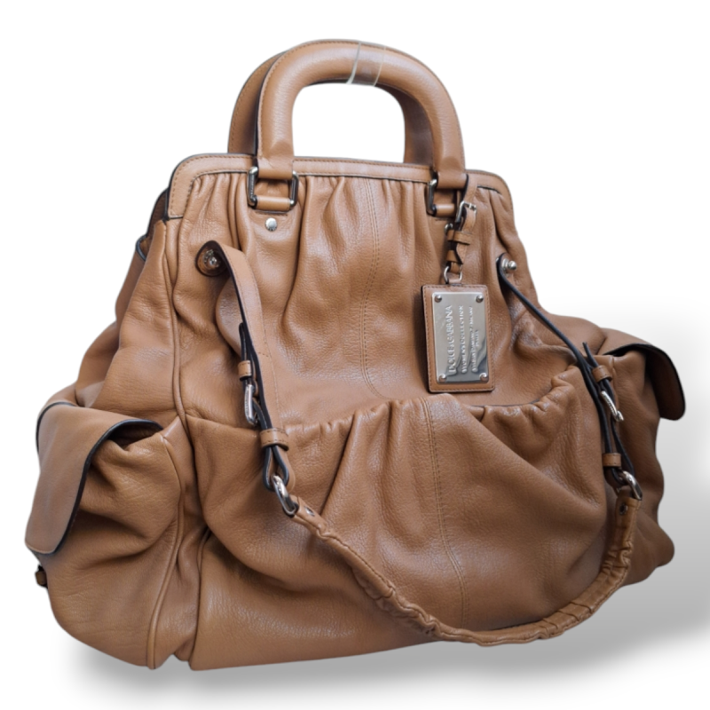 Bolsa Dolce &amp; Gabbana Vintage Couro Caramelo
