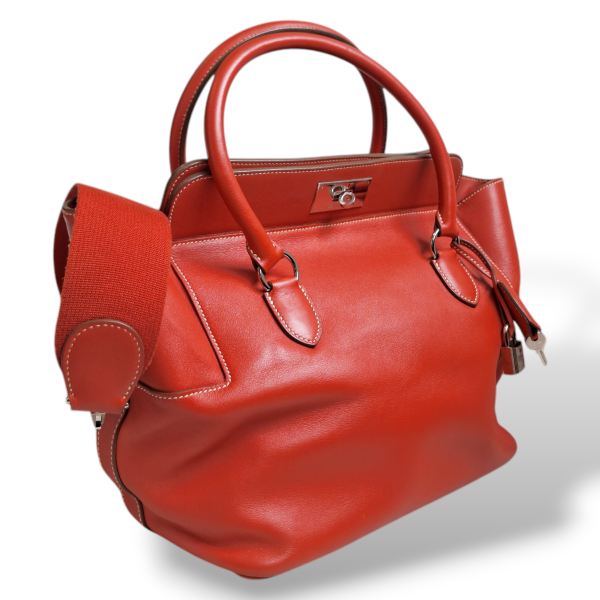 Bolsa Hermès Toolbox Terre Battue