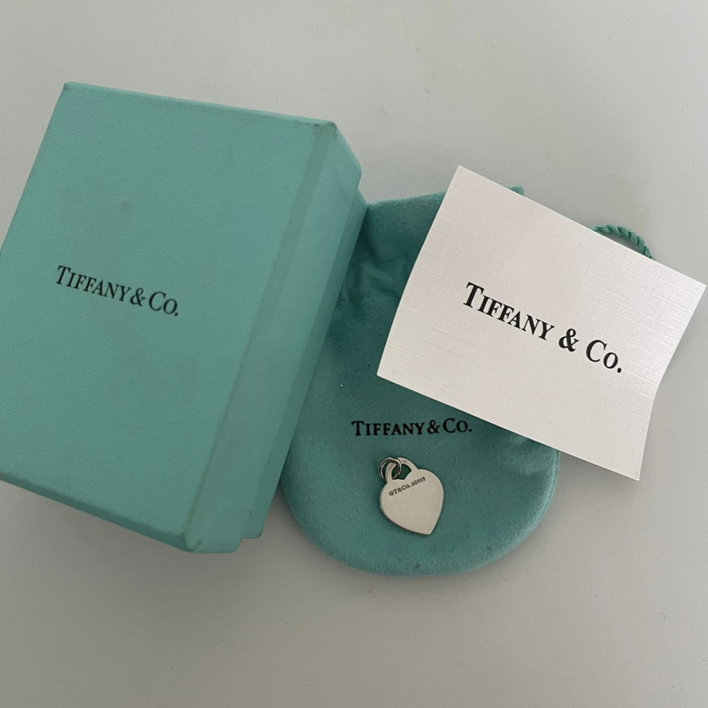 Pingente Tiffany &amp; Co Return To Tiffany Heart Prata