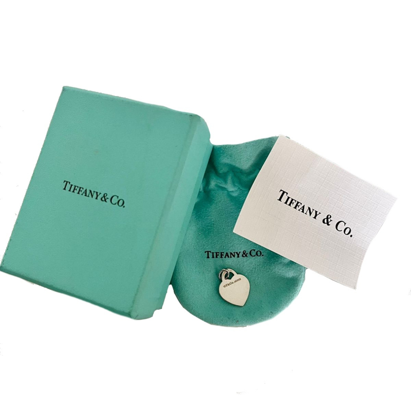 Pingente Tiffany &amp; Co Return To Tiffany Heart Prata