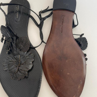Rasteira Bottega Veneta Preto 38