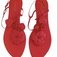 Rasteira Bottega Veneta Vermelha 38