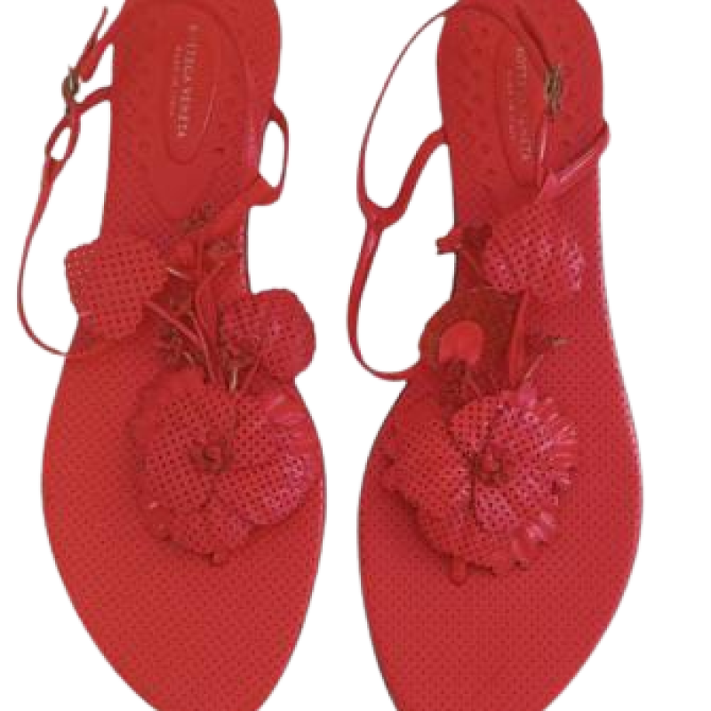 Rasteira Bottega Veneta Vermelha 38 Rasteira Bottega Veneta Vermelha 38