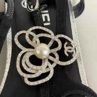 Rasteira Chanel Preto 39