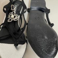 Rasteira Chanel Preto 39