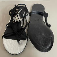 Rasteira Chanel Preto 39