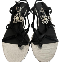 Rasteira Chanel Preto 39